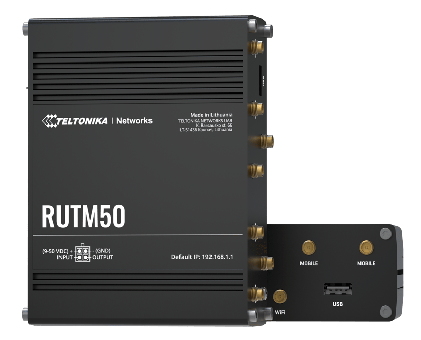 Teltonika RUTM50 5G Trådlös Industriell Router US