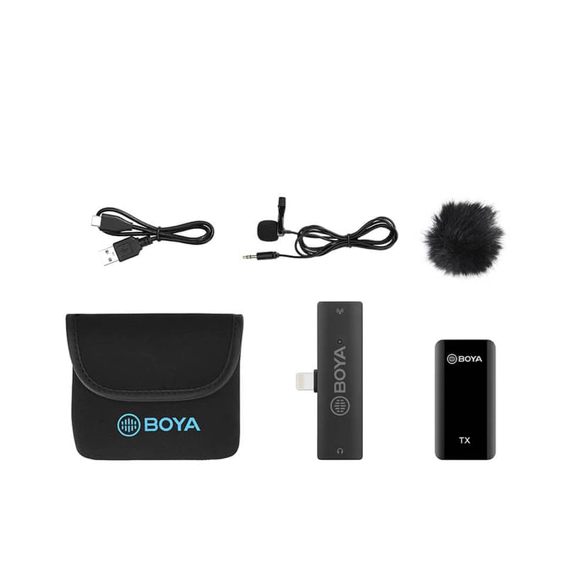 Boya BY-XM6-S3 Trådlöst Mikrofonsystem För Lightning