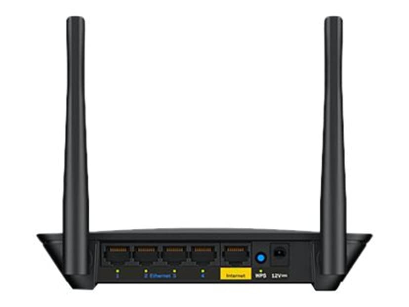 Linksys E5400 draadloze router Fast Ethernet Dual-band (2.4 GHz / 5 GHz) Zwart