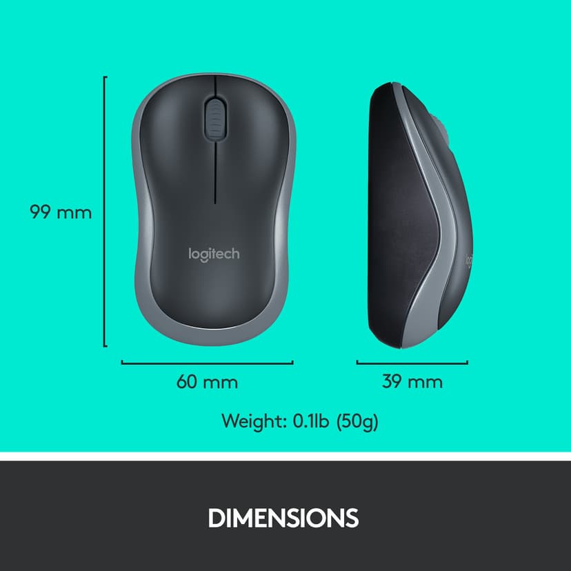 Logitech Wireless Combo MK270 Combo Trådlös Nordisk