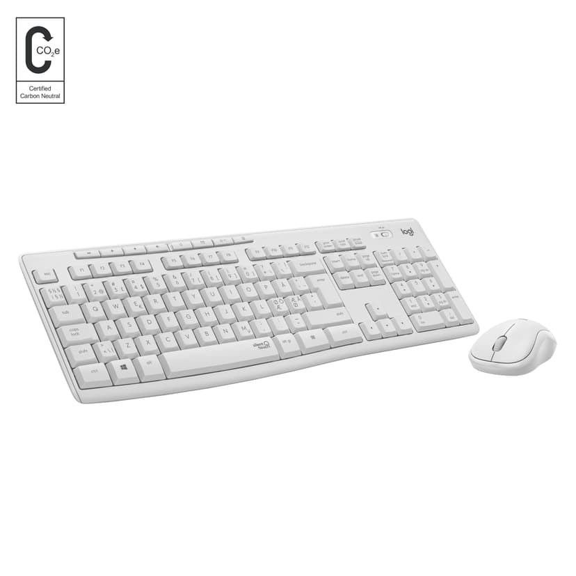 Logitech MK295 Silent Trådlös Nordisk