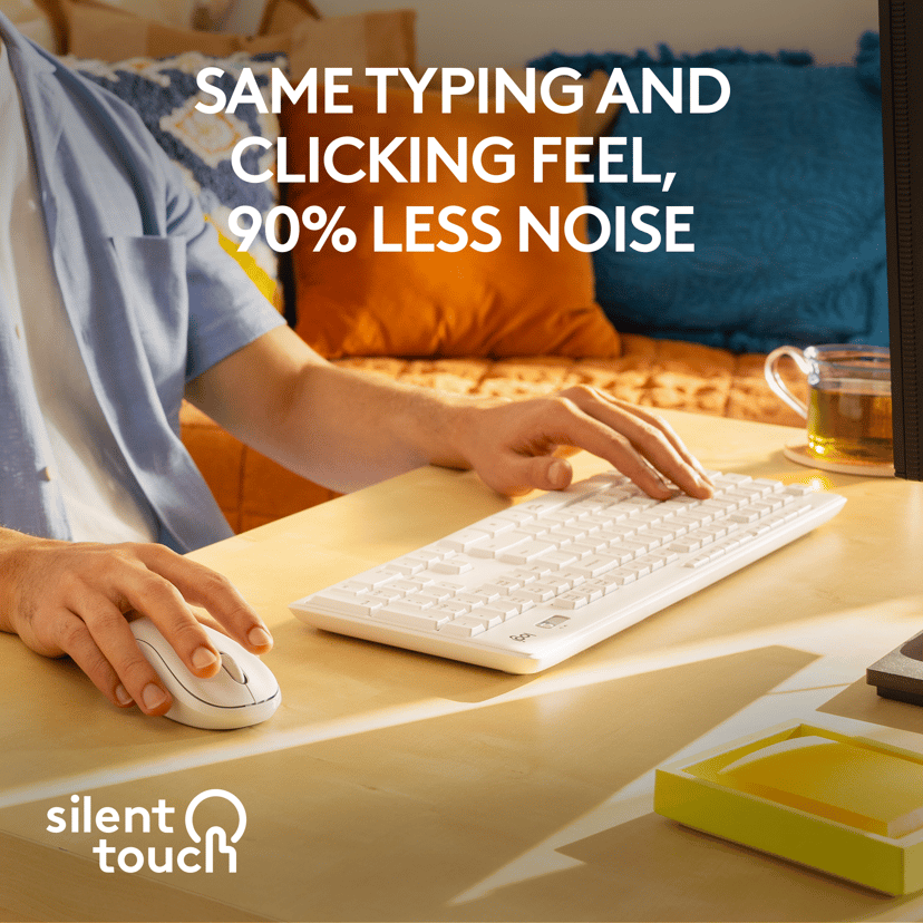 Logitech MK295 Silent Trådlös Nordisk