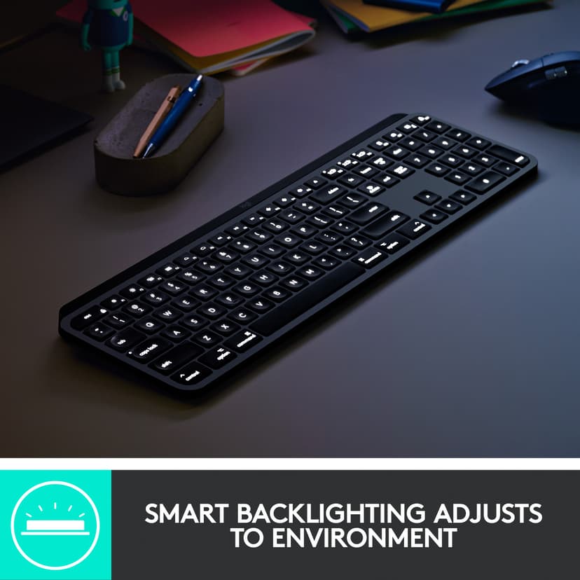 Logitech MX Keys for Mac Trådløs Nordisk