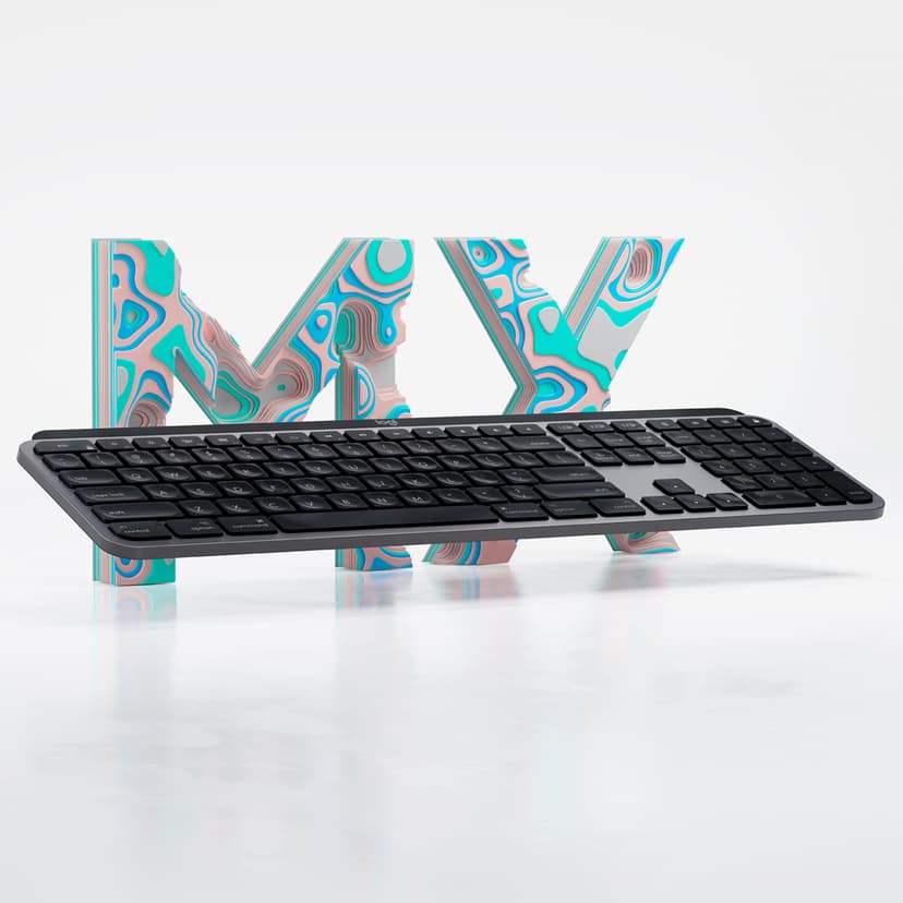Logitech MX Keys for Mac Trådløs Nordisk