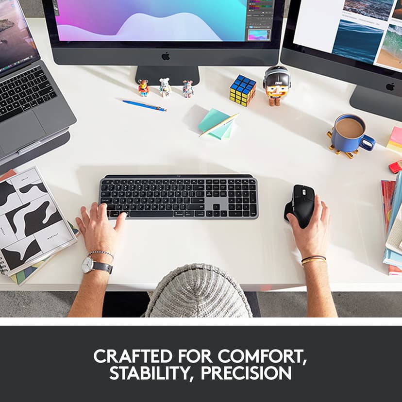 Logitech MX Keys for Mac Trådløs Nordisk