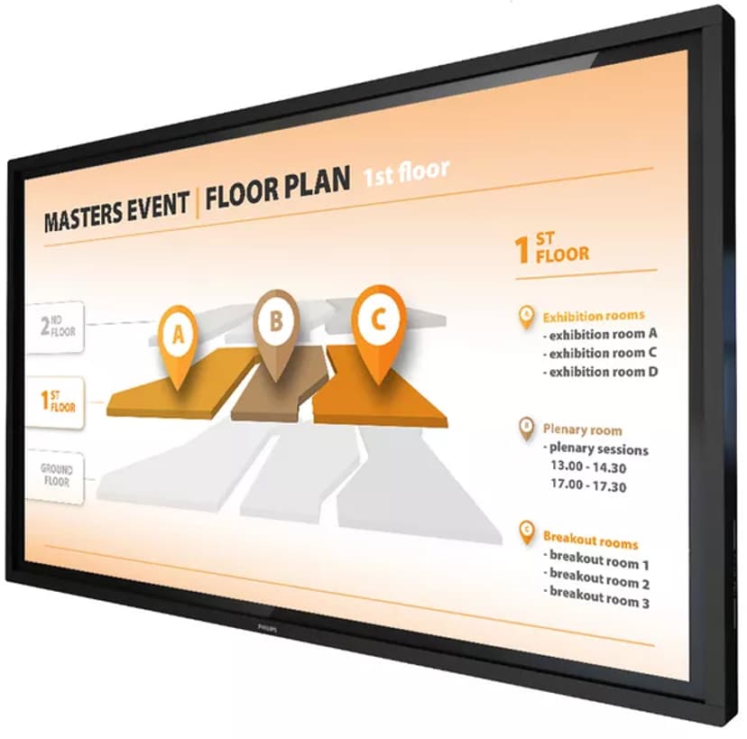 Philips T-Line 43BDL3452T 43" IPS 400cd/m² 3840 x 2160pixels
