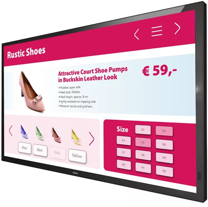 Philips T-Line 43BDL3651T 18/7 43" 400cd/m² 3840 x 2160pixels