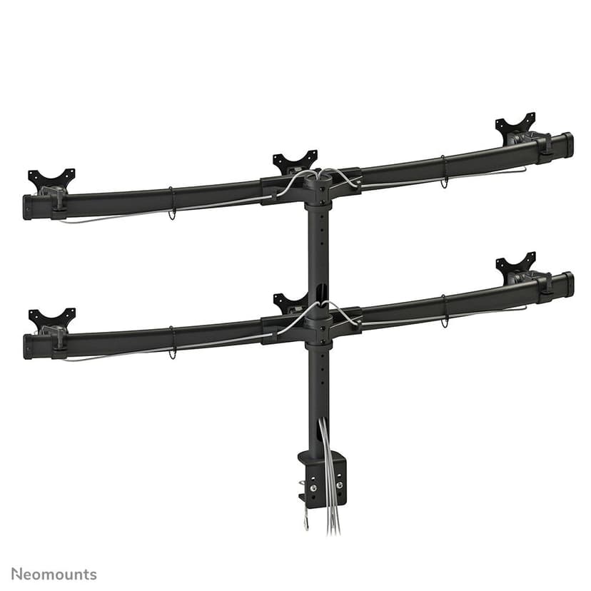 Neomounts FPMA-D700D6 Monitor Arm Desk Mount (klem) voor zes 19-27" Schermen
