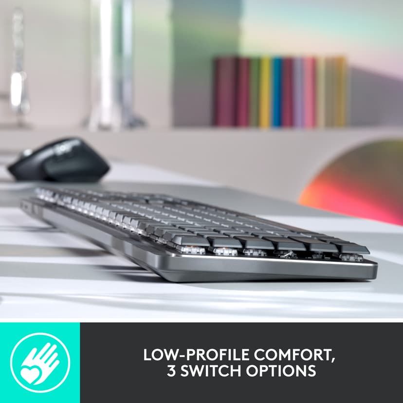 Logitech Master Series MX Mechanical Trådløs Logitech Tactile Nordisk