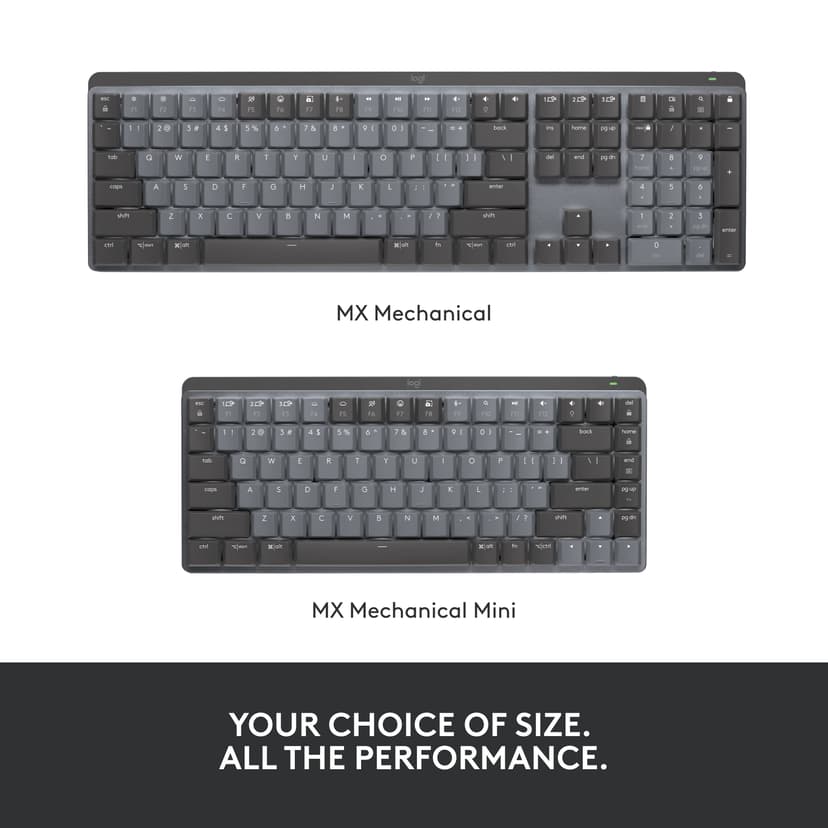 Logitech MX Mechanical Langaton Logitech Linear Pohjoismainen