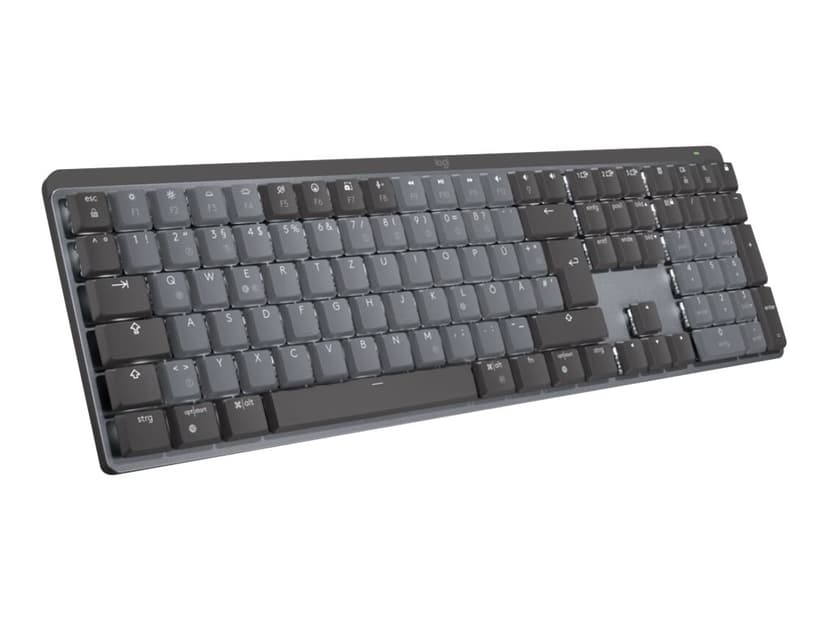 Logitech 920-010755 näppäimistö Office RF Wireless + Bluetooth QWERTY Pohjoismainen Grafiitti Langaton Logitech Clicky Pohjoismainen