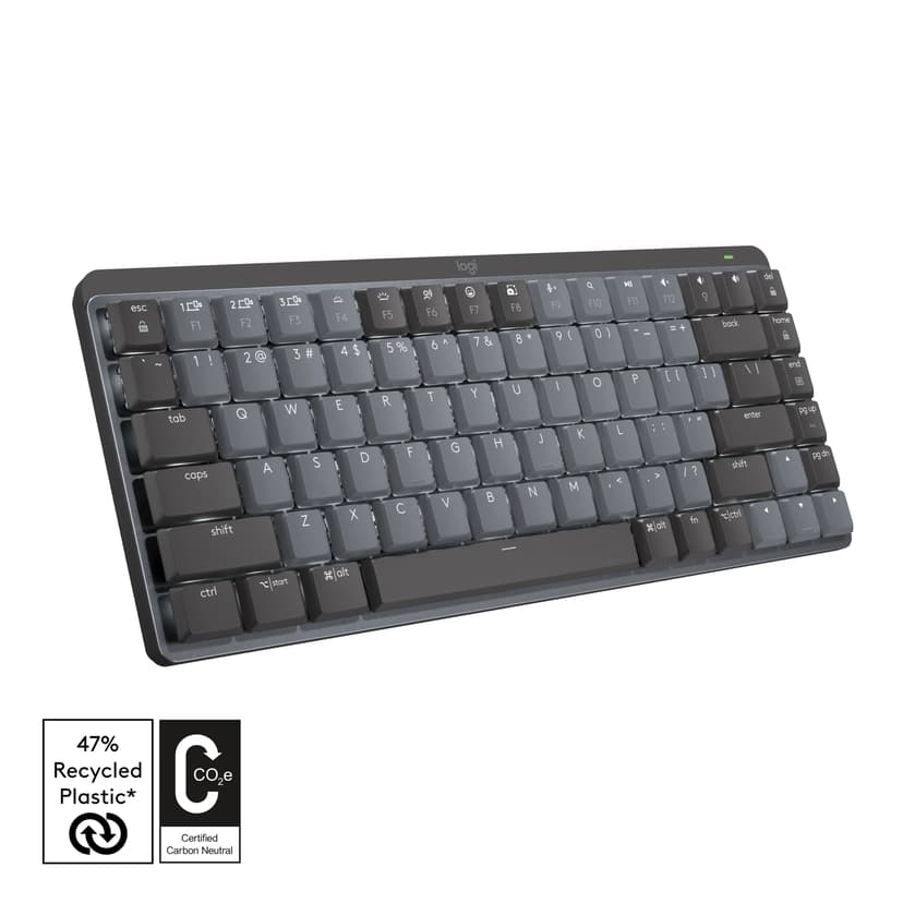 Logitech MX Mechanical Mini Wireless Trådløs Logitech Tactile Nordisk