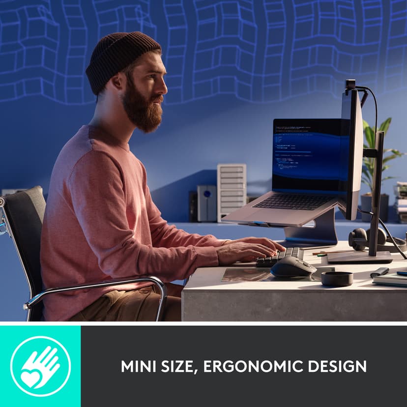 Logitech MX Mechanical Mini Wireless Trådlös Logitech Linear Nordic