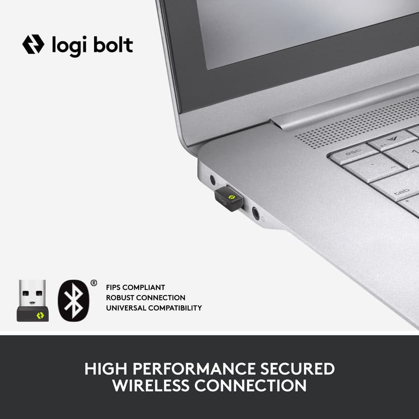 Logitech Lift for Business hiiri Office Vasenkätinen RF Wireless + Bluetooth Optinen 4000 DPI RF Wireless + Bluetooth