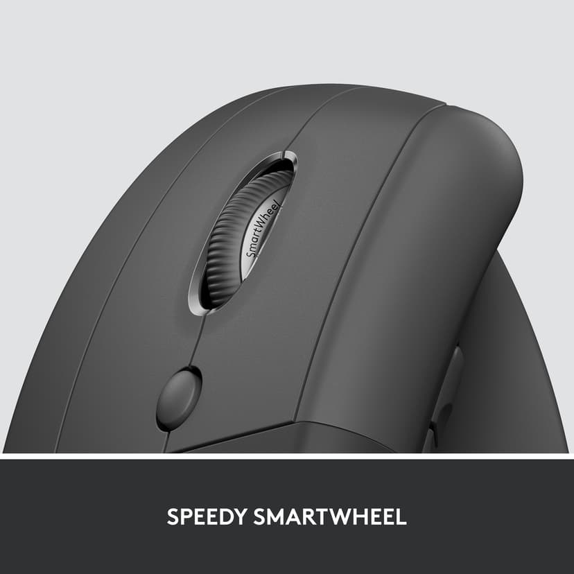 Logitech Lift for Business hiiri Office Vasenkätinen RF Wireless + Bluetooth Optinen 4000 DPI RF Wireless + Bluetooth