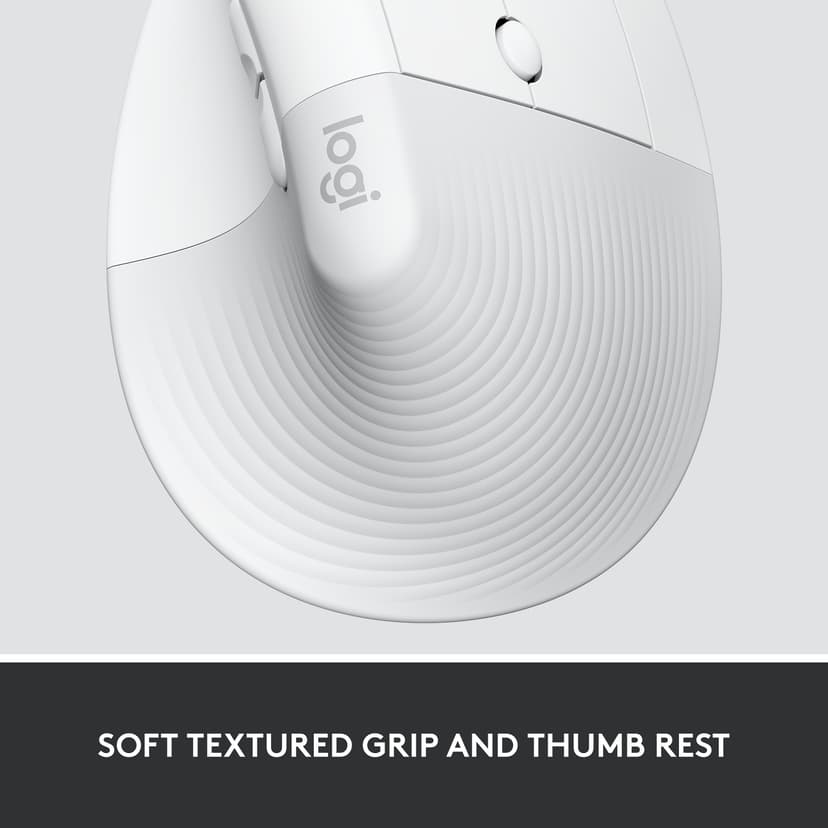 Logitech Lift for Business mus Kontor Højre hånd RF trådløs + Bluetooth Optisk 4000 dpi RF trådløs + Bluetooth