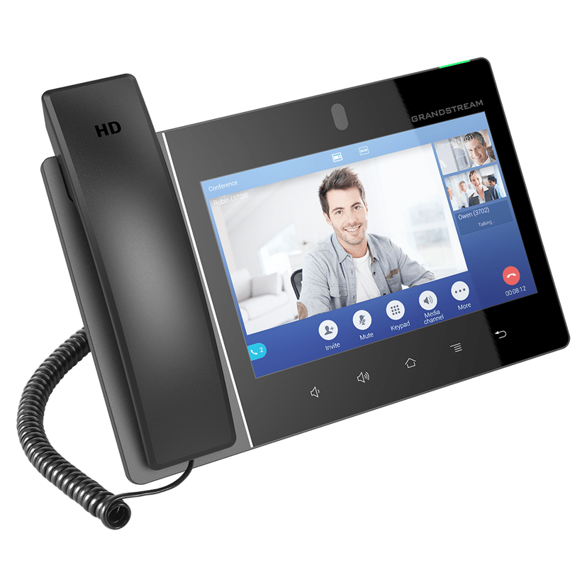 Grandstream GXV3380 IP-Voice-Phone Blackt 16 Channels LCD
