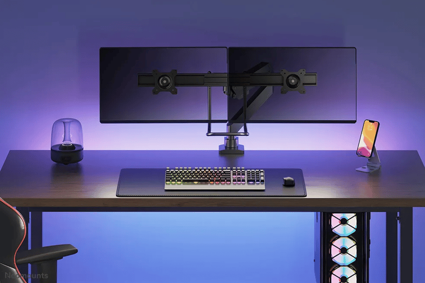 Neomounts NM-D775DXBLACK - Monitorarm voor 2 Flatscreens 10"-32" - Zwart