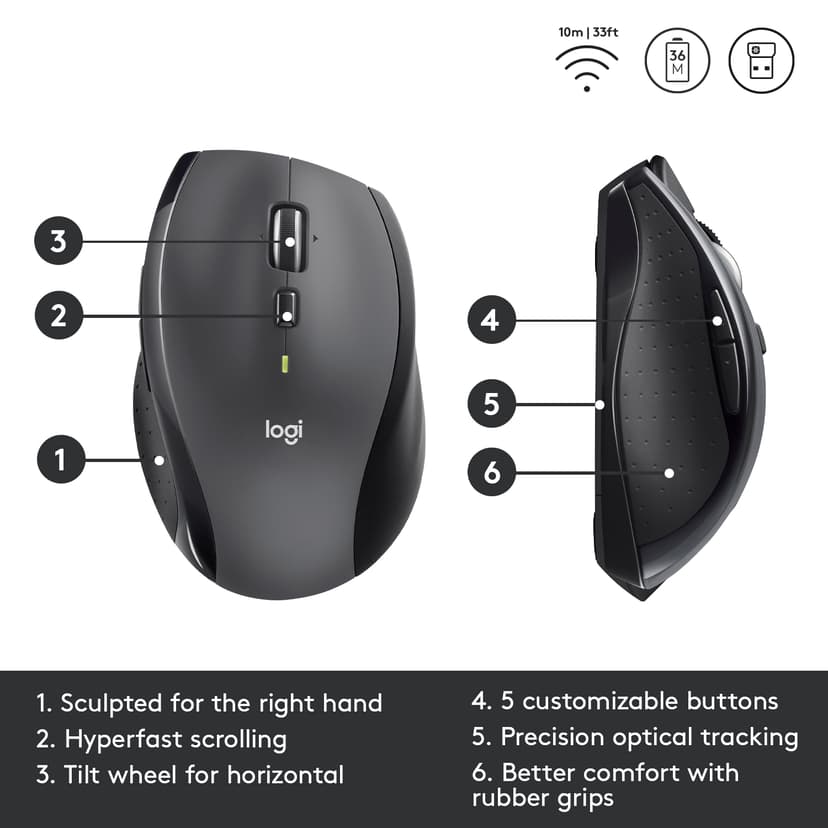 Logitech M705 Langaton RF