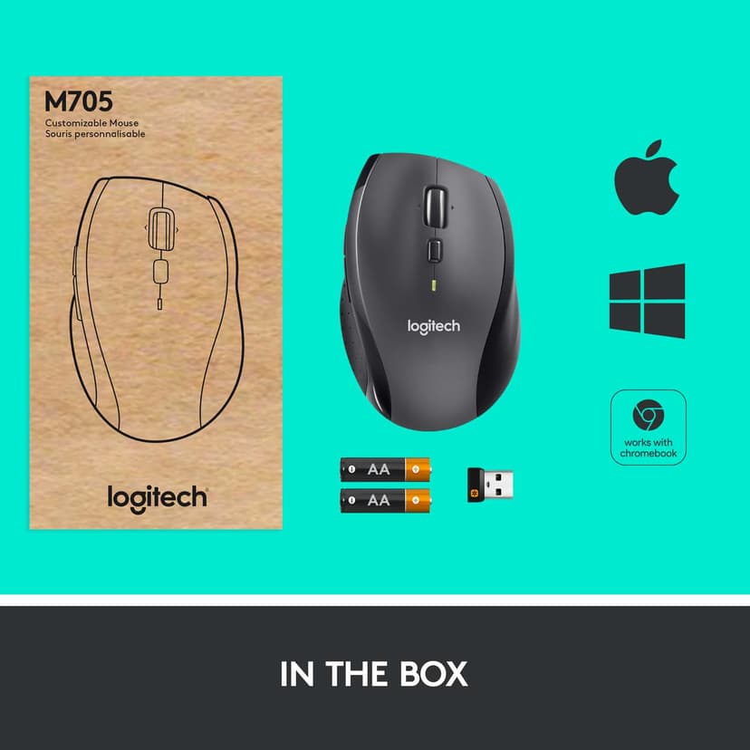 Logitech M705 RF trådløst Mus