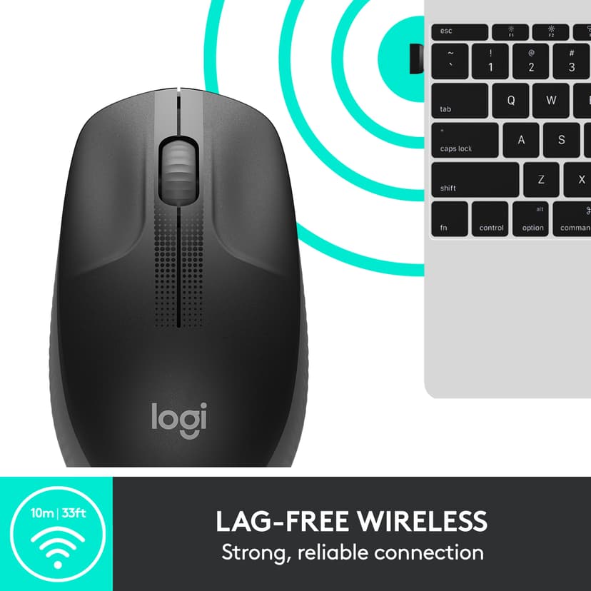 Logitech M190 RF Trådlös Mus