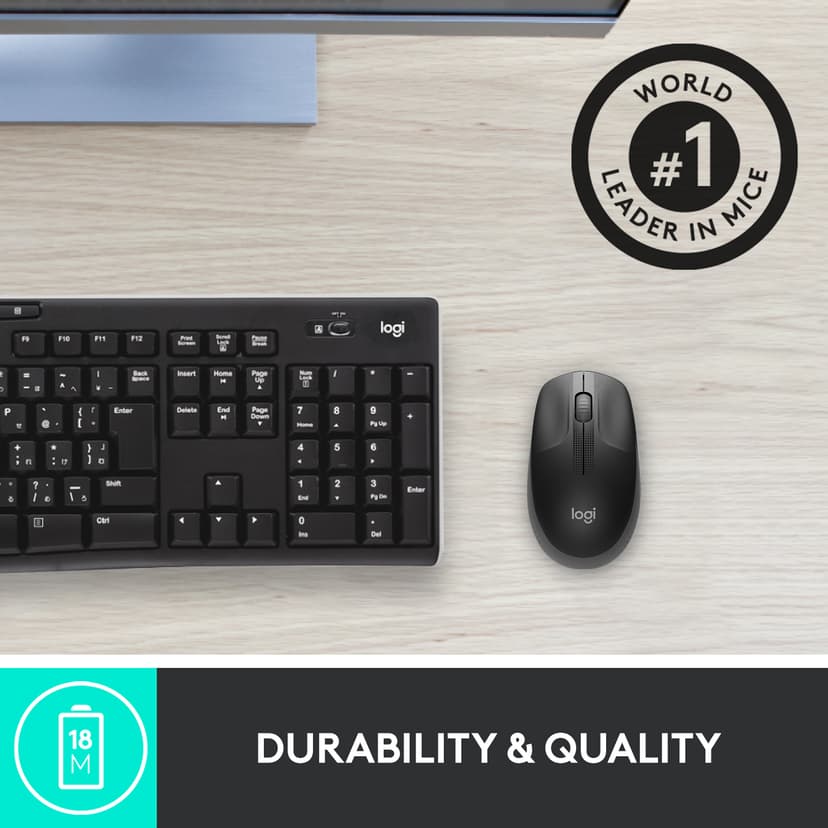 Logitech M190 RF Trådlös Mus