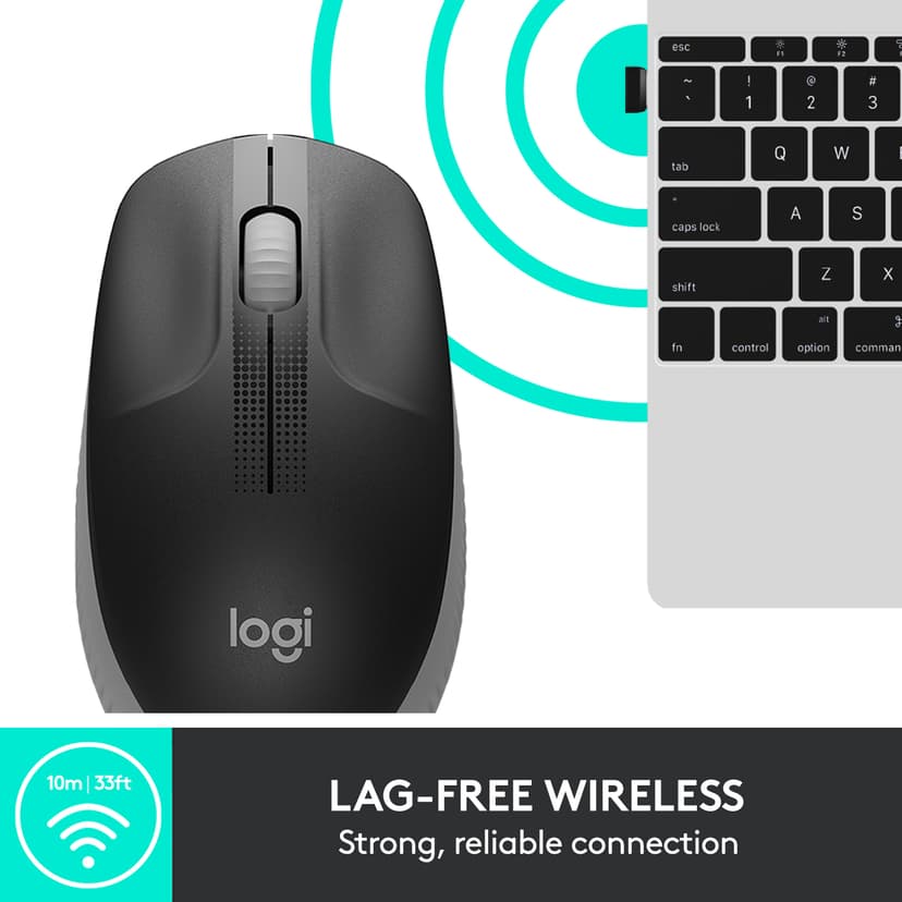 Logitech M190 RF Trådlös Mus