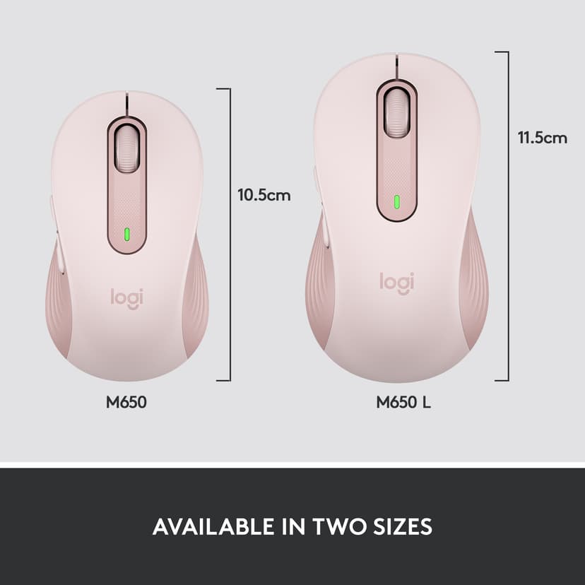 Logitech Signature M650 Large RF-draadloos + Bluetooth