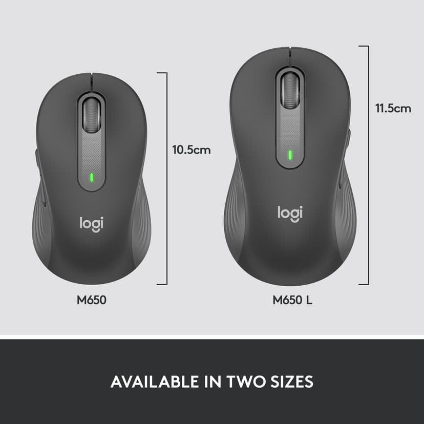 Logitech Signature M650 RF Wireless + Bluetooth