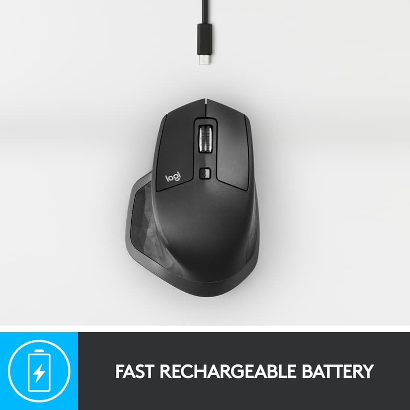 Logitech MX Master 2S Trådlös RF + Bluetooth