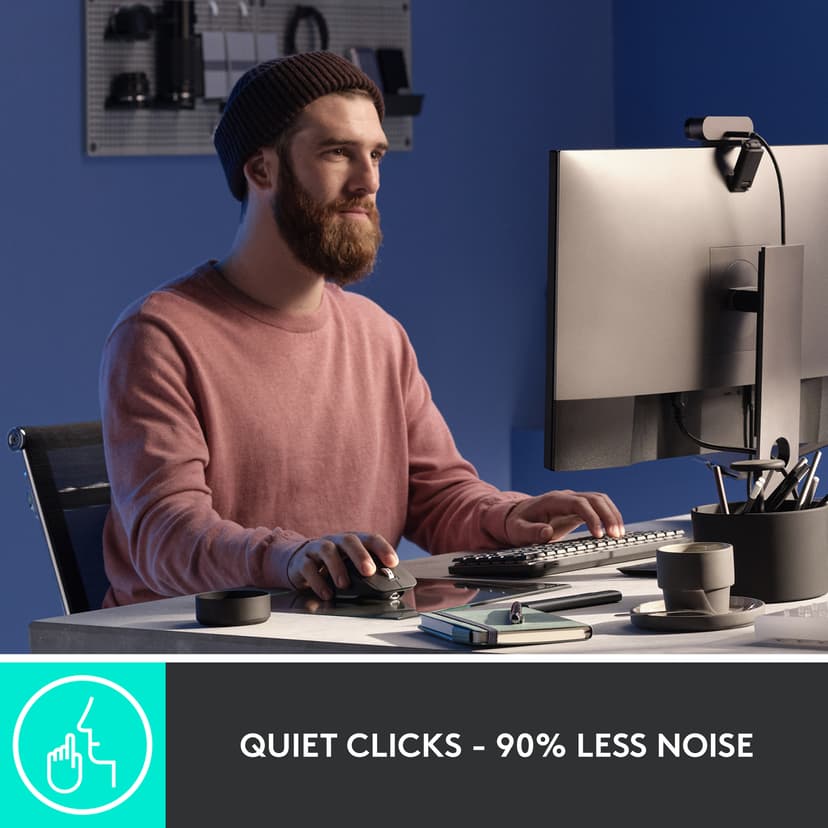Logitech MX Master 3S Logi Bolt Trådlös RF + Bluetooth