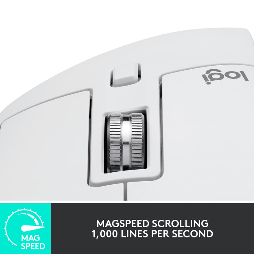 Logitech MX Master 3S Logi Bolt Trådlös RF + Bluetooth