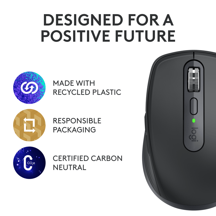 Logitech MX Anywhere 3S RF trådløs + Bluetooth