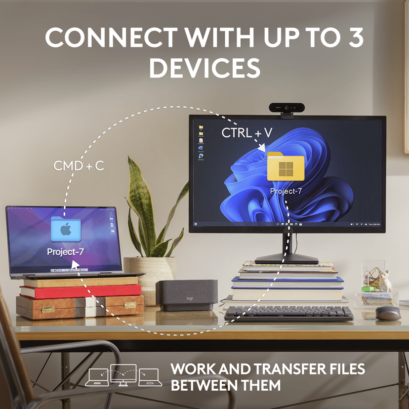 Logitech MX Anywhere 3S RF trådløs + Bluetooth