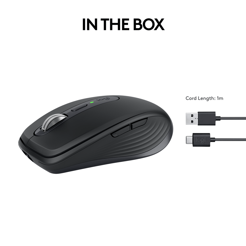 Logitech MX Anywhere 3S RF trådløs + Bluetooth