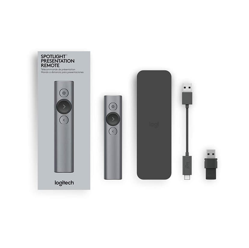 Logitech Spotlight Presentation Remote - Slate