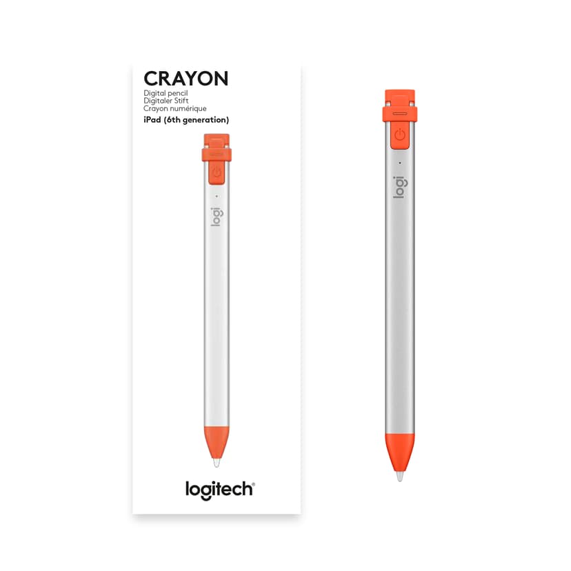 Logitech Crayon Oransje, Sølv