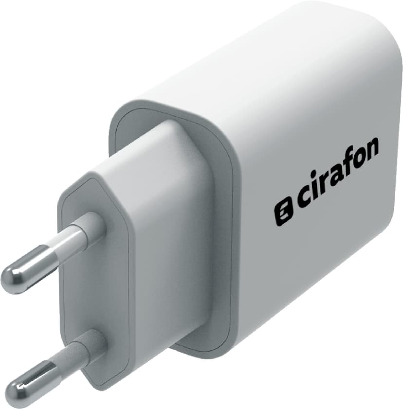 Cirafon Wall Charger 20W USB-C Hvid
