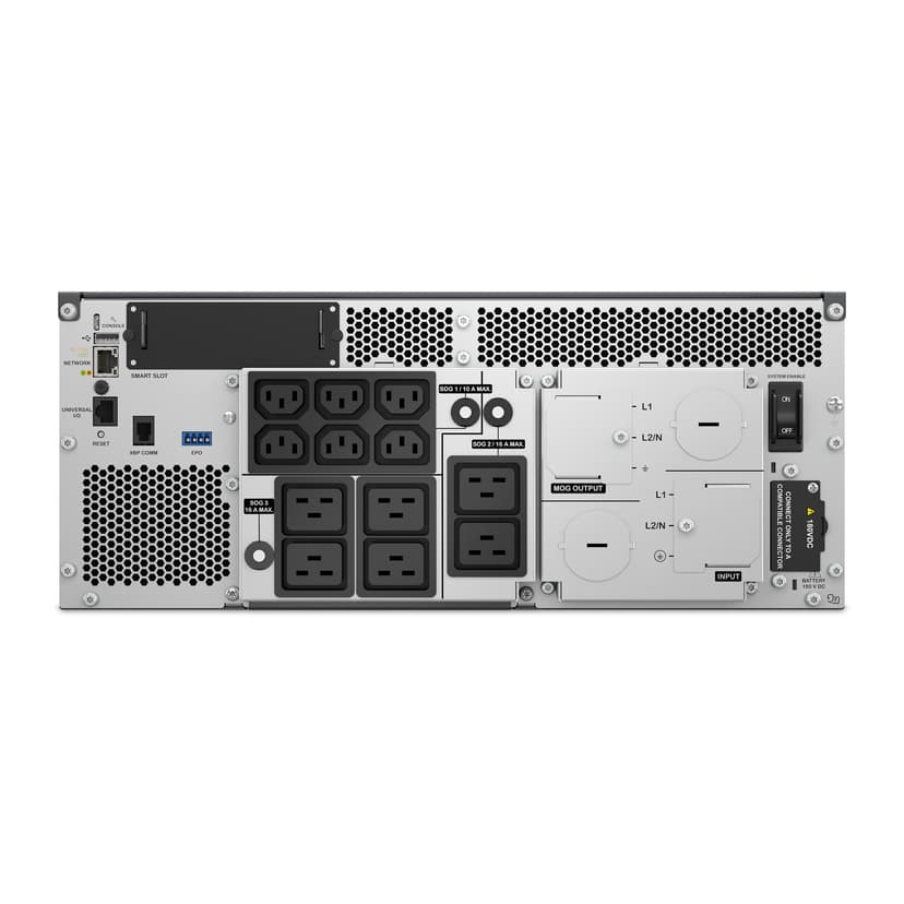 APC Smart-UPS Ultra On-Line Li-Ion SRTL10KRM4UI, 10KW, 4U Rack/Tower, 6xC13 & 6xC19, NMC
