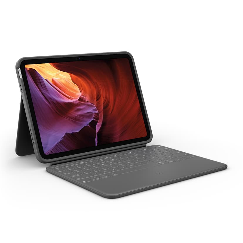 Logitech Rugged Folio iPad 10th gen, iPad 11" 11th gen Pohjoismainen Grafiitti