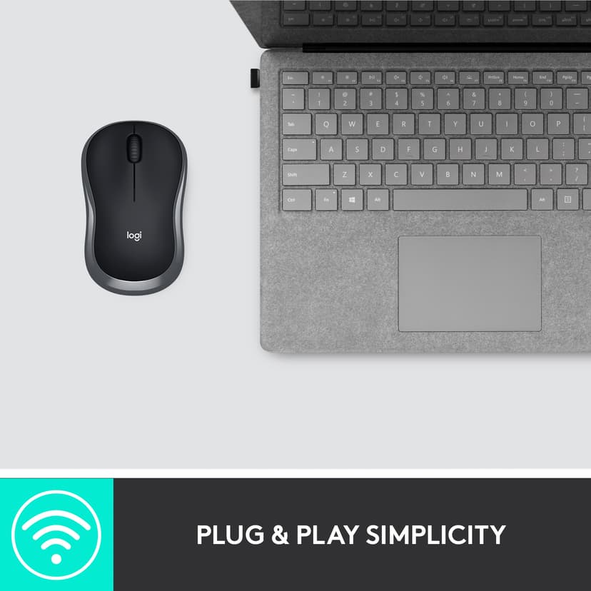 Logitech M185 RF Trådlös Mus