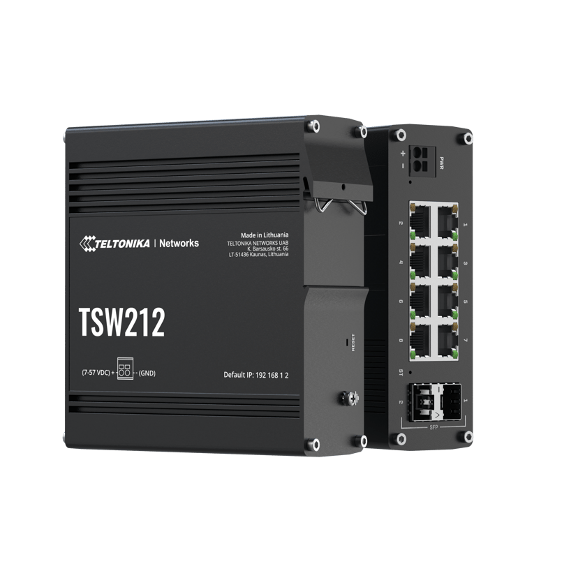 Teltonika TSW212 8xGE + 2xSFP Switch