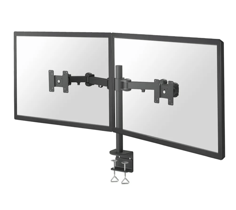 Neomounts FPMA-D960D - Dual Monitorarm voor 2 flatscreens tot 27" - Zwart
