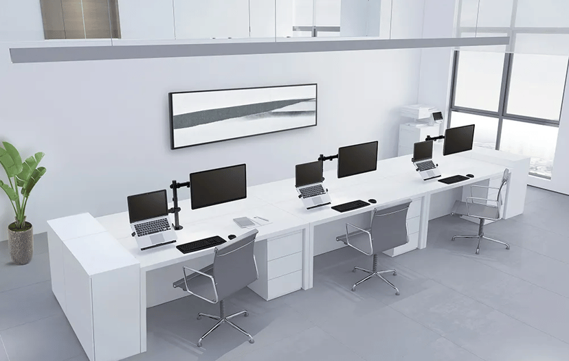 Neomounts FPMA-D550NOTEBOOK - Monitorarm voor flatscreens tot 32" notebooks tot 15,6" - Zwart