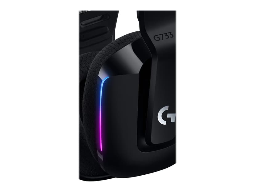 Logitech G733 Lightspeed Wireless RGB Gaming Headset - (Löytötuote luokka 2) Stereo Musta