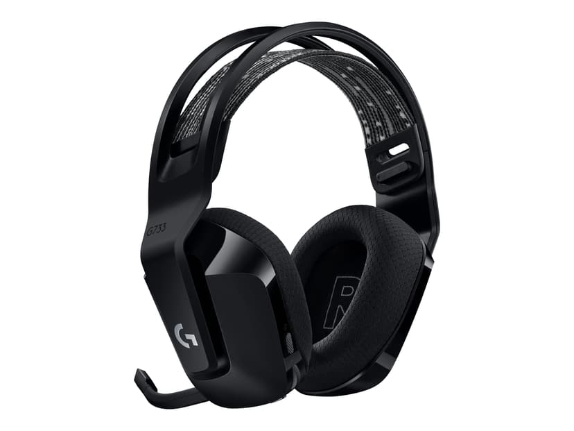 Logitech G733 Lightspeed Wireless RGB Gaming Headset - (Kuppvare klasse 2) Stereo Svart