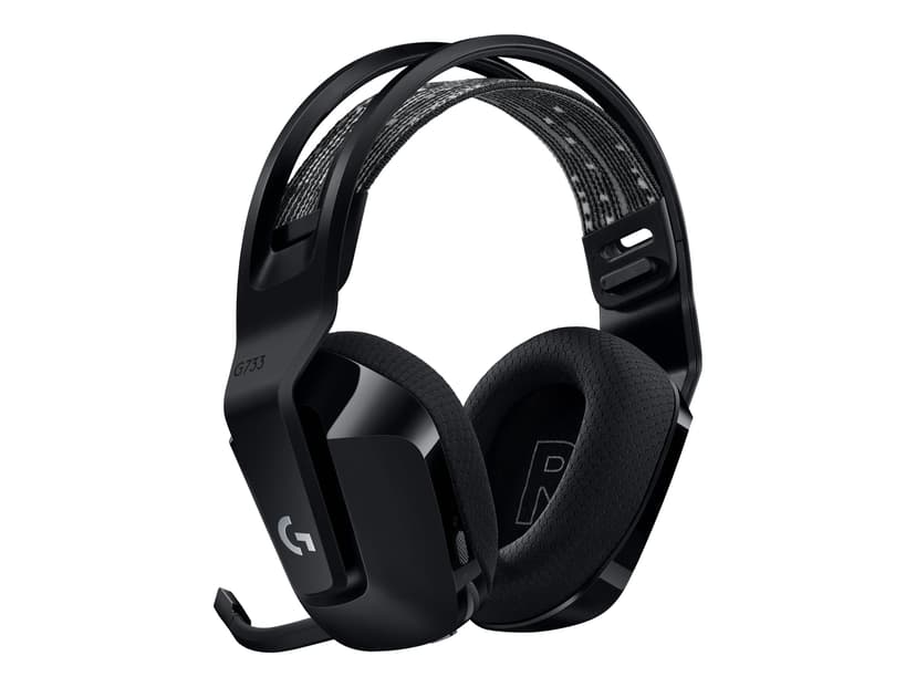 Logitech G733 Lightspeed Wireless RGB Gaming Headset - (Fyndvara klass 2) Stereo Svart