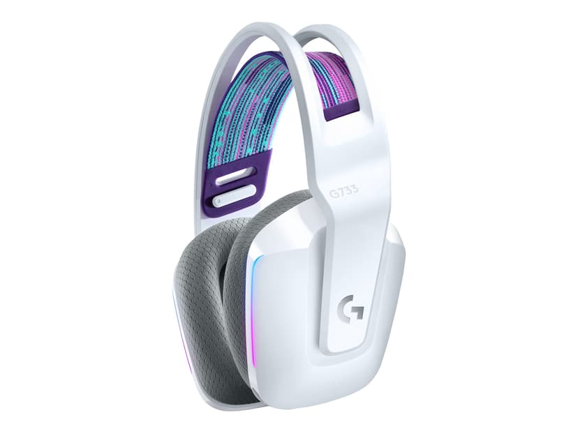 Logitech G733 Lightspeed Wireless RGB Gaming Headset Hvit