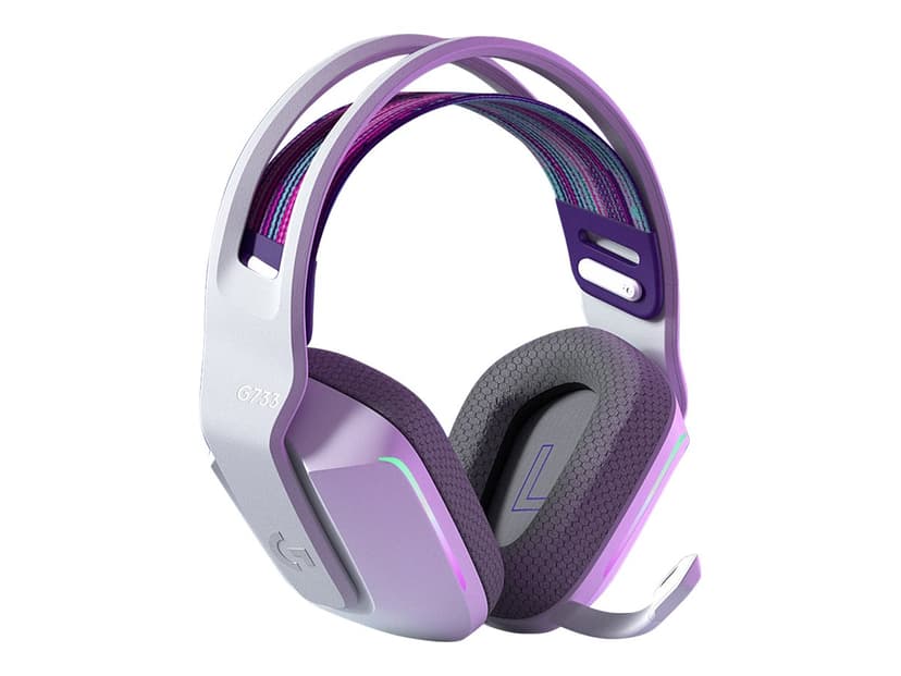 Logitech G733 Lightspeed Wireless RGB Gaming Headset Hvit