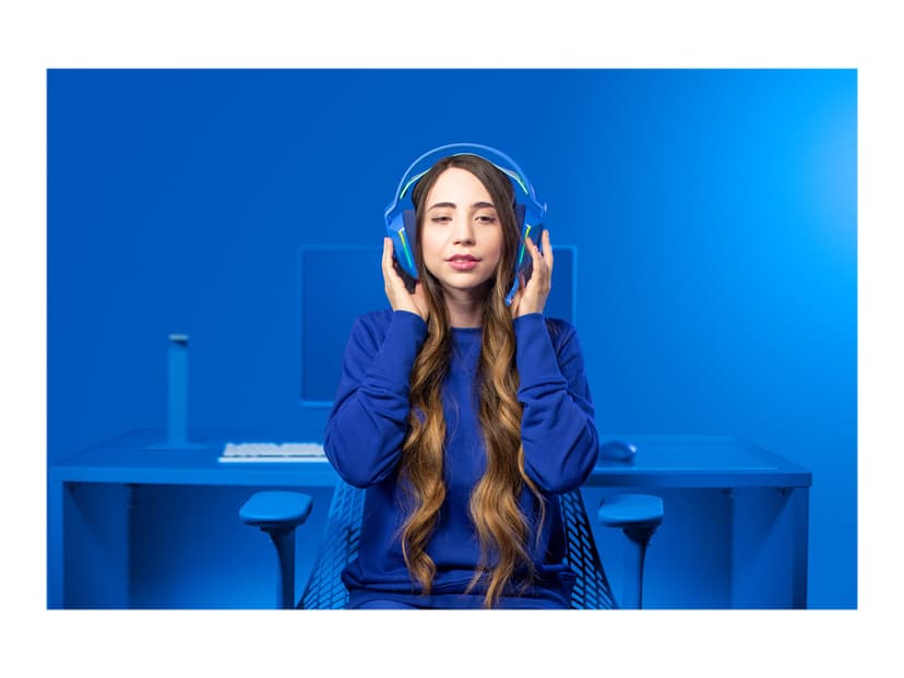 Logitech G733 Lightspeed Wireless RGB Gaming Headset Stereo Blå